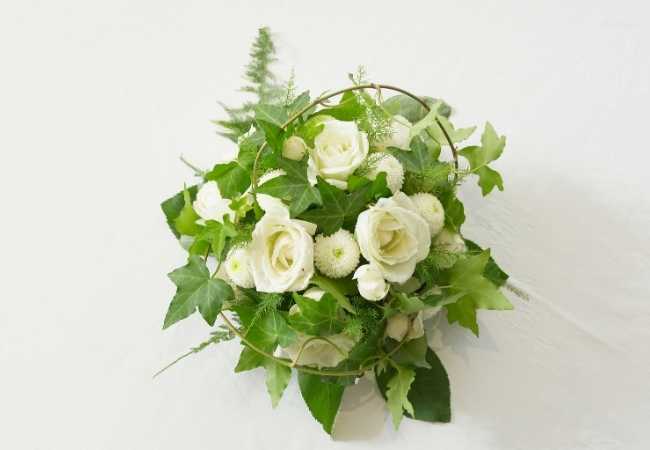 Pretty White flowers arrangement